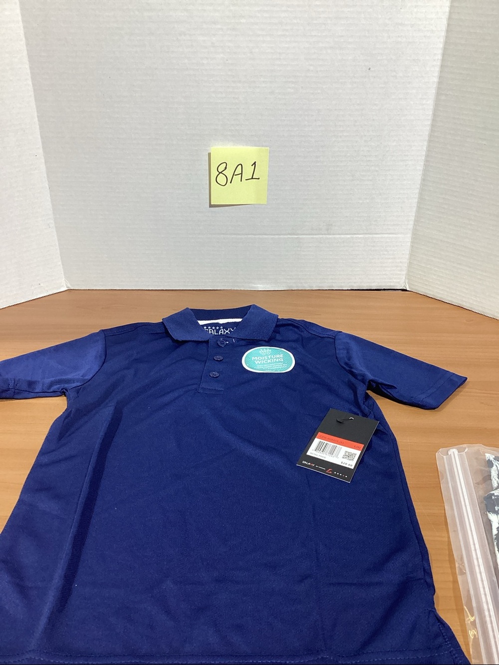 Galaxy By Harvic Boys Navy Blue Polo Shirt - Picture 4 of 4